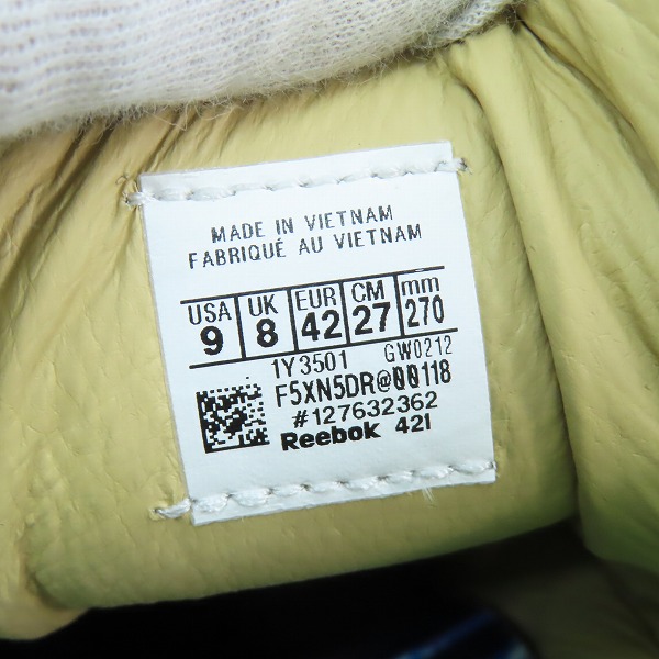 実際に弊社で買取させて頂いたReebok×JURASSIC PARK/リーボック×ジュラシックパーク GIANT ATTACK SIZE FURY/ポンプフューリー GW0212/27の画像 5枚目