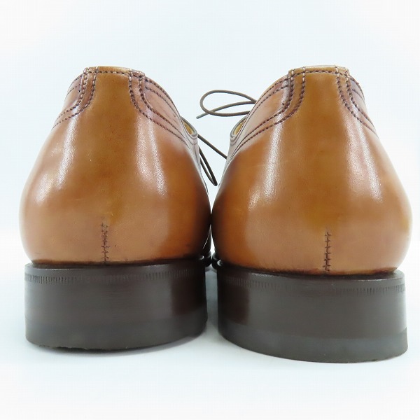 実際に弊社で買取させて頂いたSantoni/サントーニ 内羽根 ストレートチップ レザーシューズ 7.5の画像 1枚目