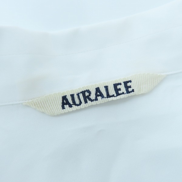 実際に弊社で買取させて頂いたAURALEE/オーラリー WASHED FINX TWILL SHIRTS/コットンシャツ/長袖 A22AS02TN/5 の画像 2枚目