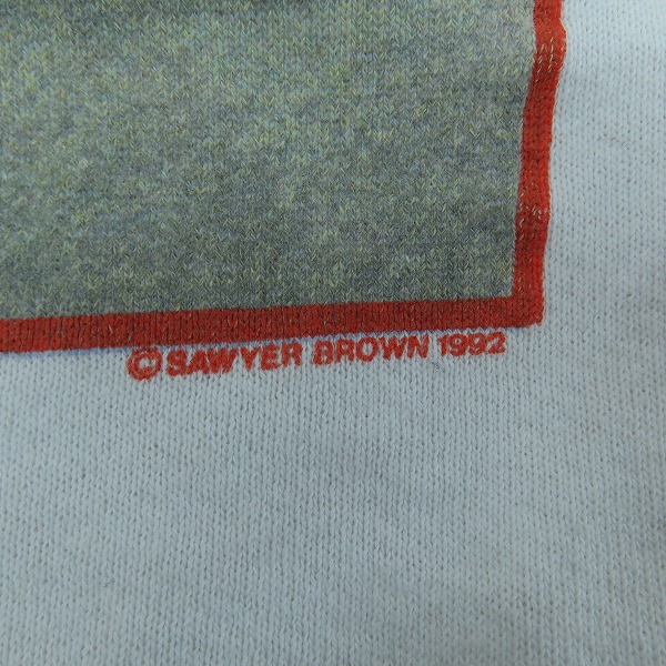 実際に弊社で買取させて頂いたSAWYER BROWN/ソーヤーブラウン バンド ヴィンテージ スウェット 90年代の画像 3枚目