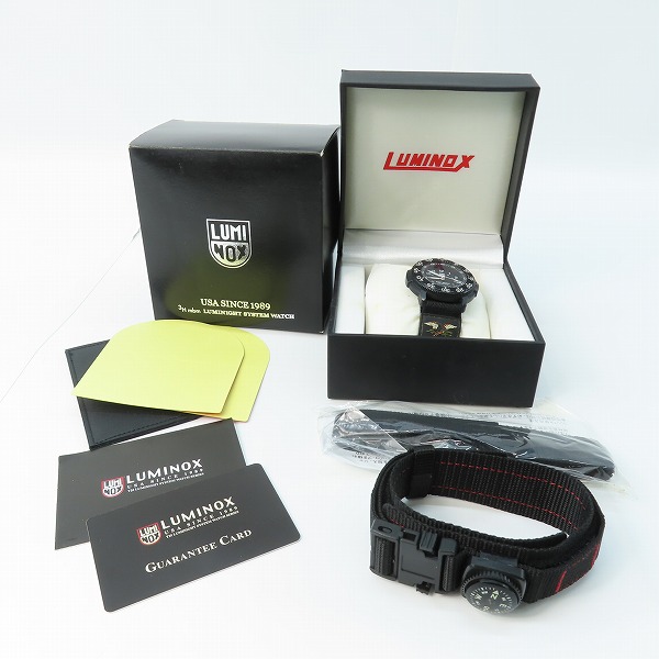 実際に弊社で買取させて頂いたLUMINOX/ルミノックス NAVY SEAL 3000 SERIES コンパス付き Ref.3001【動作未確認】の画像 9枚目