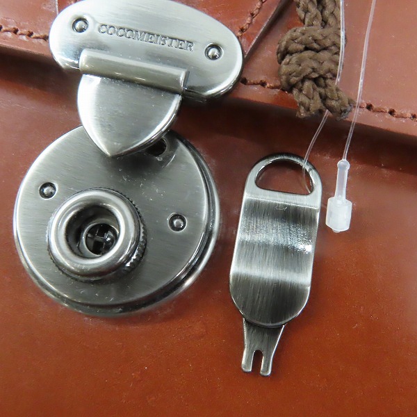 実際に弊社で買取させて頂いたCOCOMEISTER/ココマイスター ビジネスバック ブライドルロイヤルクラッチ 本革の画像 6枚目