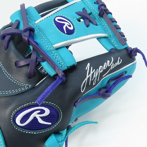 実際に弊社で買取させて頂いたRawlings/ローリングス 軟式グラブ 右投用 HYPER TECH COLOR SYNC 内野手用 GR4HTCN62の画像 5枚目