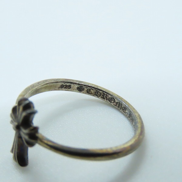 実際に弊社で買取させて頂いたCHROME HEARTS/クロムハーツ バブルガムリング CHクロス/12号の画像 6枚目