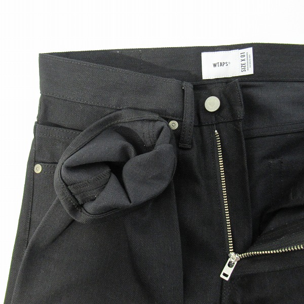 実際に弊社で買取させて頂いたWTAPS/ダブルタップス 21AW BLUES SKINNY/TROUSERS/COTTON. DENIM/デニムパンツ 212BRDT-PTM04/1の画像 6枚目