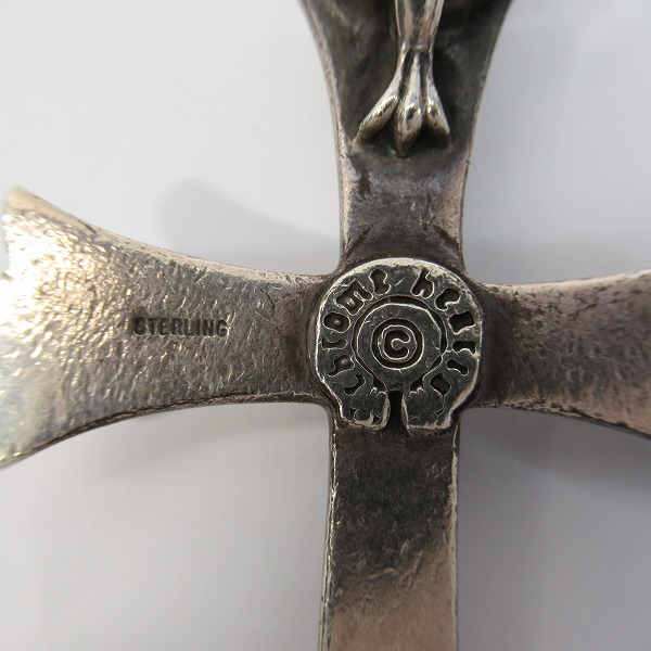 実際に弊社で買取させて頂いた【ギャラ付き】CHROME HEARTS/クロムハーツ CH CROSS LRG/ラージクロスペンダント w/ベイルの画像 5枚目