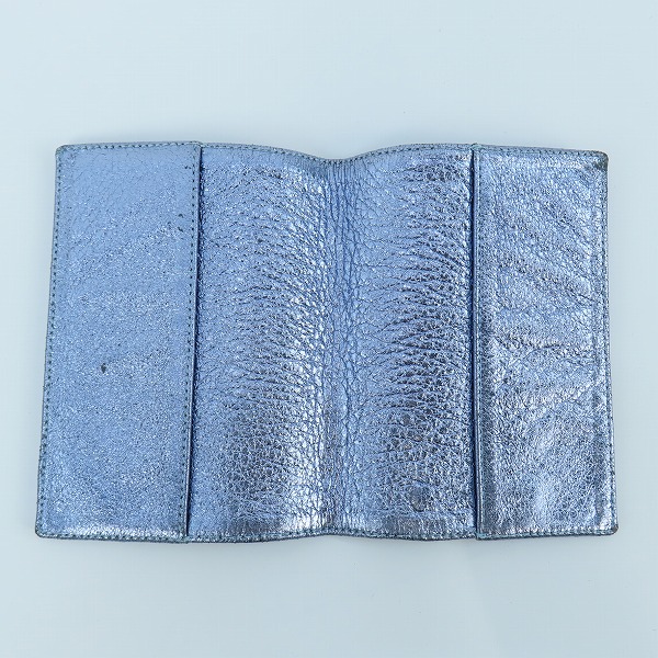 実際に弊社で買取させて頂いた【インボイス原本】CHROME HEARTS/クロムハーツ  PASSPORT COVER #2 パスポート カバー フィリグリークロス メタリックカラーの画像 6枚目