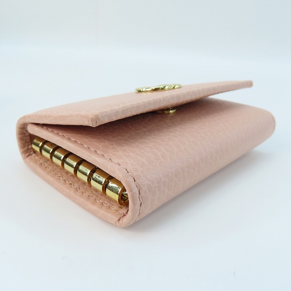 実際に弊社で買取させて頂いたGUCCI/グッチ GGマーモント レザー 6連 キーケース 456118の画像 2枚目