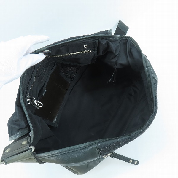 実際に弊社で買取させて頂いたmaster-piece/マスターピース レザー メッセンジャーバッグ 222101の画像 3枚目