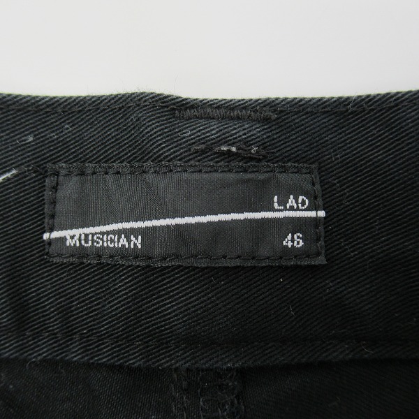 実際に弊社で買取させて頂いたLAD MUSICIAN/ラッドミュージシャン ワイドパンツ 2216-506 /46の画像 4枚目