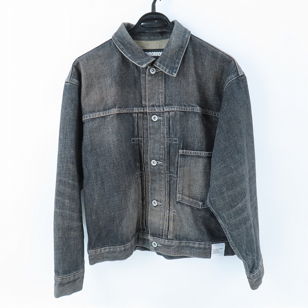 実際に弊社で買取させて頂いたNEIGHBORHOOD/ネイバーフッド WASHED DENIM TYPE-1 JACKET/デニムジャケット 242XBNH-JKM02/S