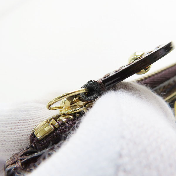 実際に弊社で買取させて頂いたLouis vuitton/ルイヴィトン ポシェットクレ 小銭入れ モノグラムヴェルニ パープル M93357の画像 8枚目