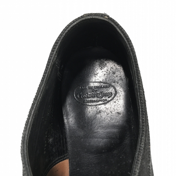 実際に弊社で買取させて頂いたCROCKETT&JONES/クロケット＆ジョーンズ GOWER スウェードレザーレースアップシューズ 9.5Dの画像 4枚目