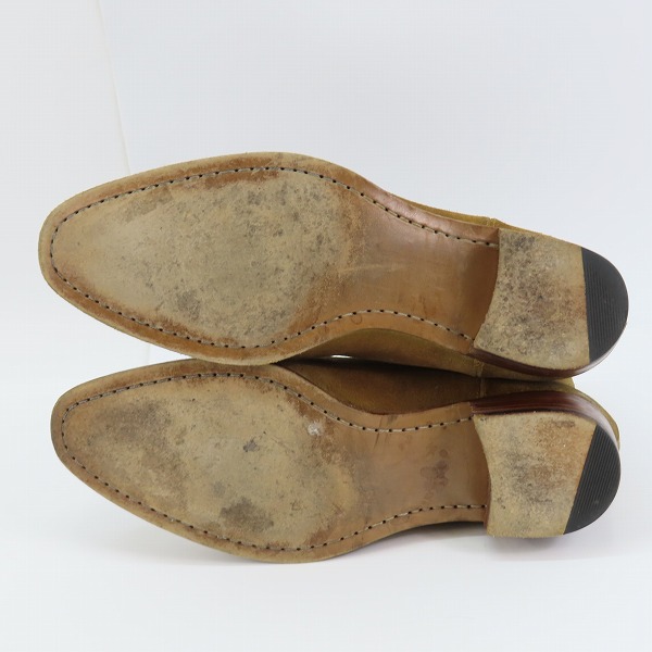 実際に弊社で買取させて頂いたSAINT LAURENT PARIS/サンローラン WYATT CHELSEA BOOT/サイドゴア チェルシーブーツ スウェードレザー 443213/41の画像 3枚目