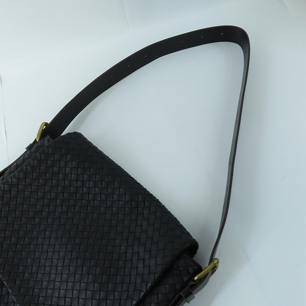 実際に弊社で買取させて頂いたBOTTEGA VENETA/ボッテガ ヴェネタ メッセンジャーバッグ イントレチャート 163971の画像 2枚目