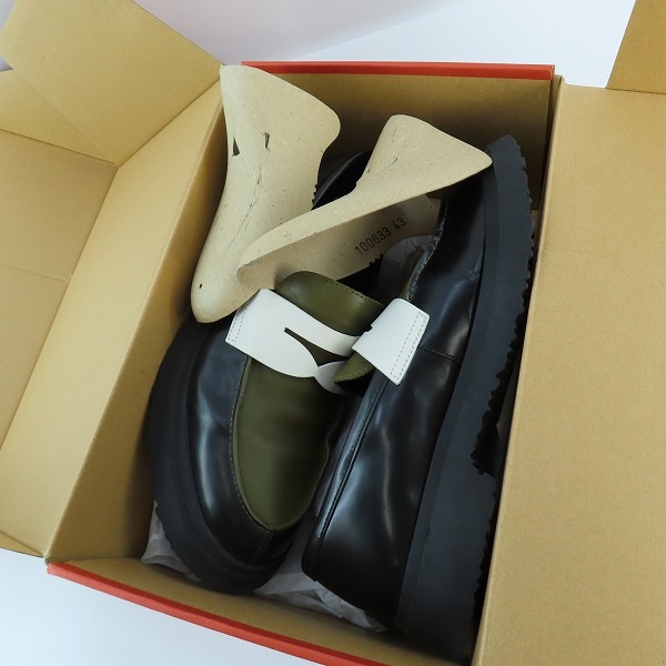 実際に弊社で買取させて頂いたCAMPER/カンペール WALDEN レザーローファー K100633-011/43の画像 8枚目