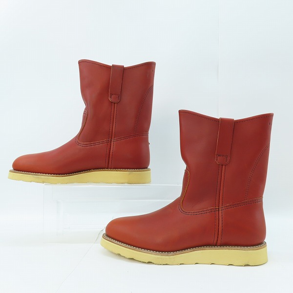 実際に弊社で買取させて頂いた【未使用】RED WING/レッドウイング 犬タグ ペコス ブーツ/ロングブーツ 00866/8Dの画像 3枚目