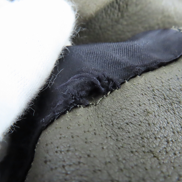 実際に弊社で買取させて頂いたEKAM/エカム 豚革/ピッグレザー レザーライダースジャケット Sの画像 6枚目