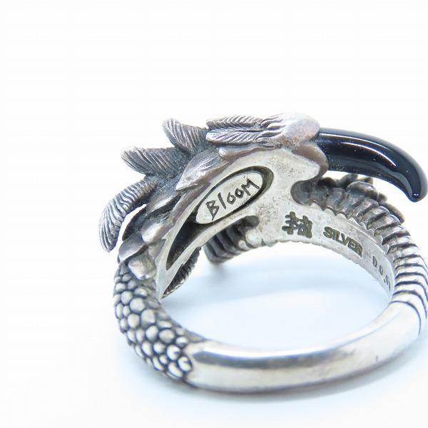 実際に弊社で買取させて頂いた【ギャラ付き】Bloody Mary/ブラッディマリー Revival Collection ブルームリング 開花 wオニキス/ブラックダイヤモンド/11号 の画像 6枚目