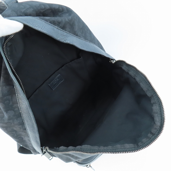 実際に弊社で買取させて頂いたDIOR/ディオール オブリーク トロッター レザー×ナイロン デイパック/バックパックの画像 3枚目
