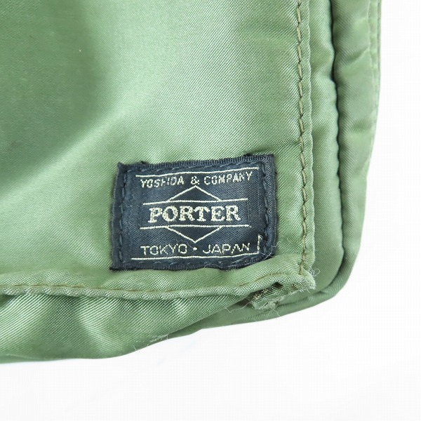 実際に弊社で買取させて頂いたPORTER/ポーター TANKER/タンカー ショルダーバッグ カーキの画像 5枚目