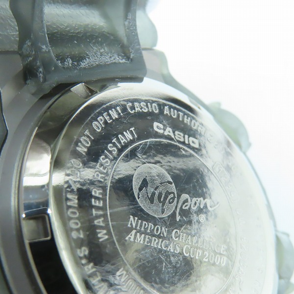 実際に弊社で買取させて頂いたG-SHOCK/Gショック FROGMAN/フロッグマン アメリカンズカップ限定 DW-8200AC-8T【動作未確認】の画像 5枚目