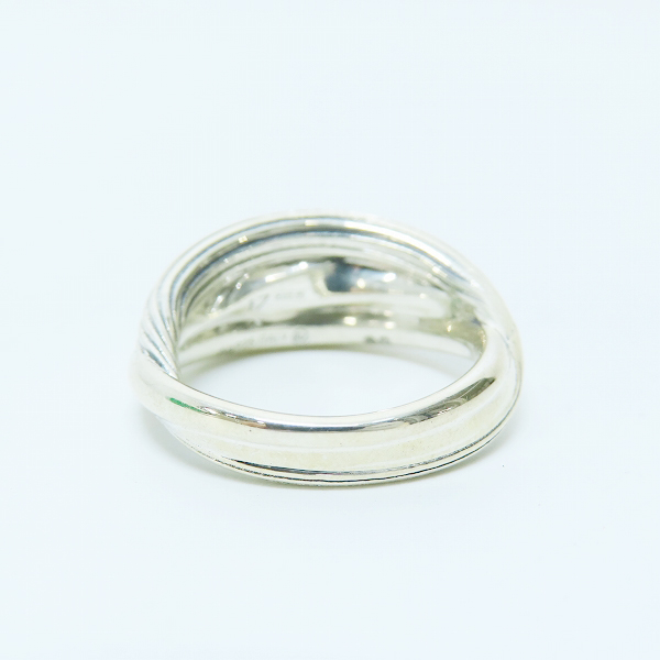 実際に弊社で買取させて頂いたBOTTEGA VENETA/ボッテガヴェネタ Ag925/シルバー925 グリーンエナメル リング 629612 V5081/16号の画像 3枚目