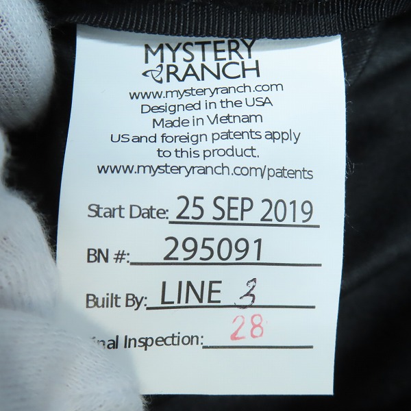 実際に弊社で買取させて頂いた【未使用】MYSTERY RANCH/ミステリーランチ SLING THING/スリングシング ショルダーバッグの画像 5枚目