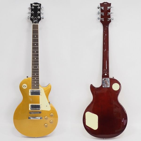 実際に弊社で買取させて頂いた★【難有り】Maestro by Gibson/マエストロ Les Paul タイプ Gold Top ボルトオンネック エレキギターソフトケース付 の画像 1枚目