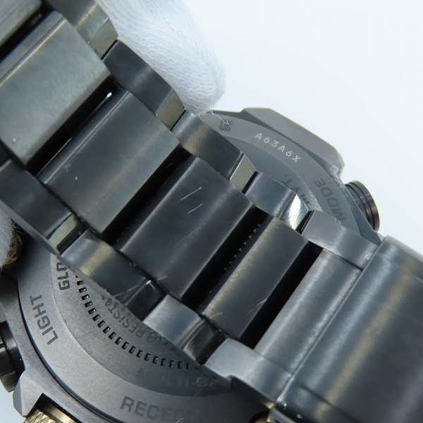 実際に弊社で買取させて頂いたG-SHOCK/Gショック MR-G 赤備え GPSハイブリッド電波ソーラー MRG-G1000B-1A4JRの画像 7枚目