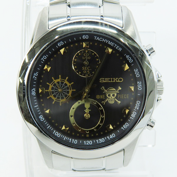 実際に弊社で買取させて頂いたSEIKO/セイコー ONE PIECE/ワンピース クォーツ 15周年記念コラボ 7T92-HASO 5000本限定【動作未確認】