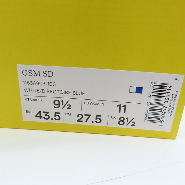 実際に弊社で買取させて頂いたOnitsuka Tiger/オニツカタイガー GSM SD ジーエスエム エスディー ローカット スニーカー/シューズ 1183A803-106/27.5の画像 8枚目