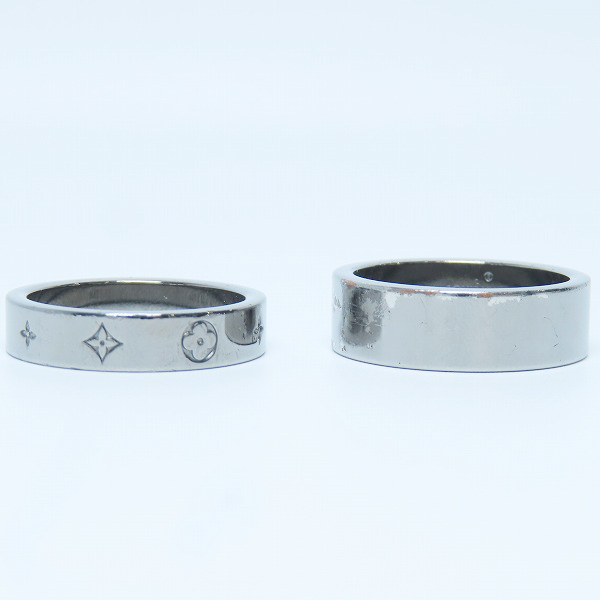 実際に弊社で買取させて頂いたLOUIS VUITTON/ルイヴィトン バーグ ユーアンドミー リング 2連 指輪 M00318/18.5-19.5号の画像 3枚目