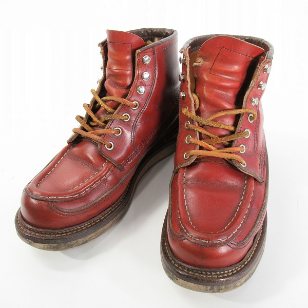 実際に弊社で買取させて頂いたRED WING/レッドウィング アイリッシュセッター カヌーモック 復刻犬タグ 9851/7E
