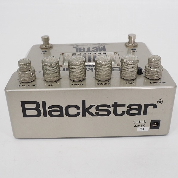 実際に弊社で買取させて頂いた【使用感有り】Blackstar/ブラックスター HT-METAL 真空管 ディストーション エフェクター ACアダプター付/動作確認済の画像 4枚目
