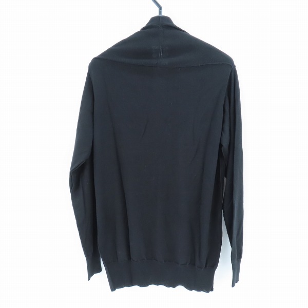 実際に弊社で買取させて頂いた【未使用】ATTACHMENT/アタッチメント 3/68 シルク/カシミヤ カーディガン ブラック AK72-222/1の画像 1枚目