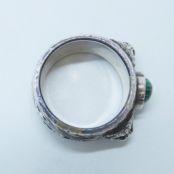 実際に弊社で買取させて頂いたGUCCI/グッチ GARDEN/ガーデン リング/指輪w/ストーン アラベスクパターン Ag925/17.5号の画像 5枚目