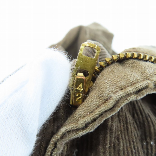 実際に弊社で買取させて頂いたLevis/リーバイス 80s ヴィンテージ 刻印3 白タブ コーデュロイパンツ 519-1529 W33 L36の画像 7枚目