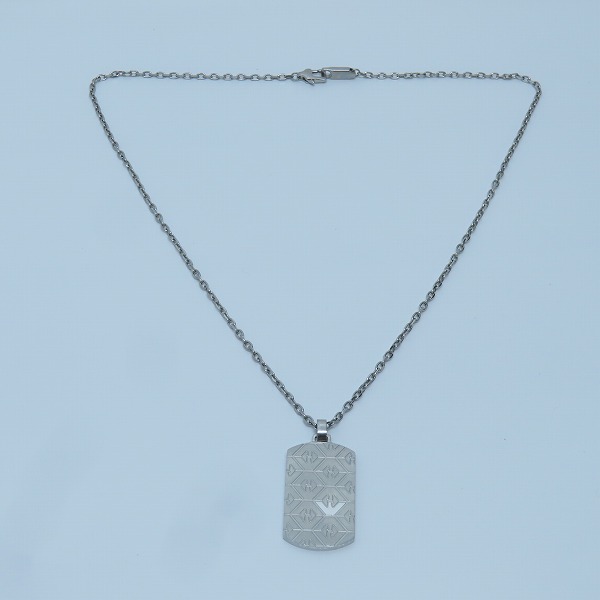 実際に弊社で買取させて頂いたEMPORIO ARMANI/エンポリオアルマーニ ドックタグ ネックレス EGS2600040の画像 9枚目