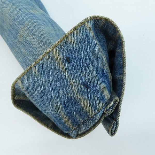 実際に弊社で買取させて頂いたLee/リー タロンジップ ヴィンテージ デニムジャケットの画像 6枚目