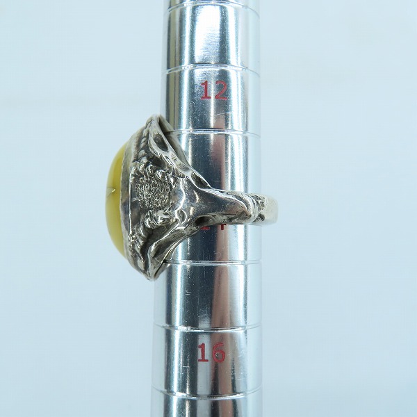 実際に弊社で買取させて頂いたALEX STREETER/アレックスストリーター エンジェルハートリング 17年限定/30周年記念 パウダーバルティックアンバー/14号の画像 7枚目