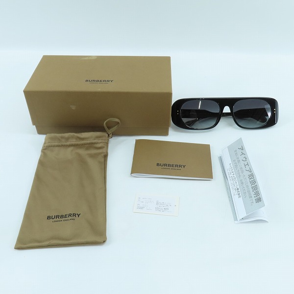 実際に弊社で買取させて頂いたBURBERRY/バーバリー サングラス アイウェア B4322 3878/8Gの画像 9枚目