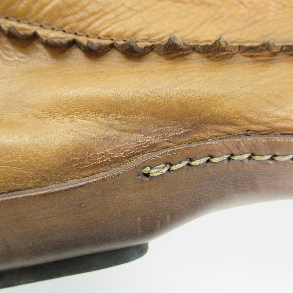 実際に弊社で買取させて頂いた【観賞用】OFFICINE CREATIVE/オフィチーネ クリエイティブ シューズ ブラウン/10の画像 9枚目