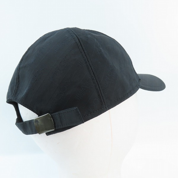 実際に弊社で買取させて頂いた【JPタグ】JIMMY CHOO/ジミーチュウ ロゴ刺繍総柄 キャップ の画像 3枚目