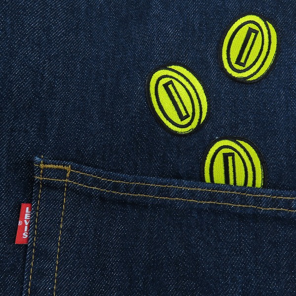 実際に弊社で買取させて頂いた【未使用】Levi's/リーバイス SUPER MARIO/スーパーマリオ OVERALL/オーバーオール/Mの画像 6枚目