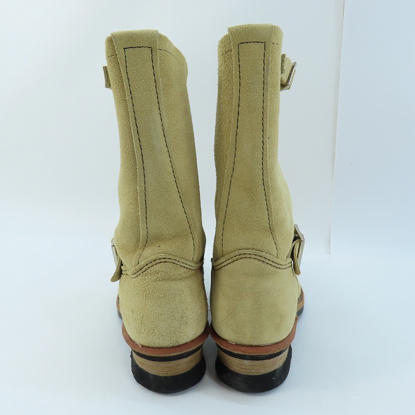 実際に弊社で買取させて頂いたRED WING/レッドウィング ENGINEER BOOTS/エンジニアブーツ スエード 8268/9Dの画像 1枚目
