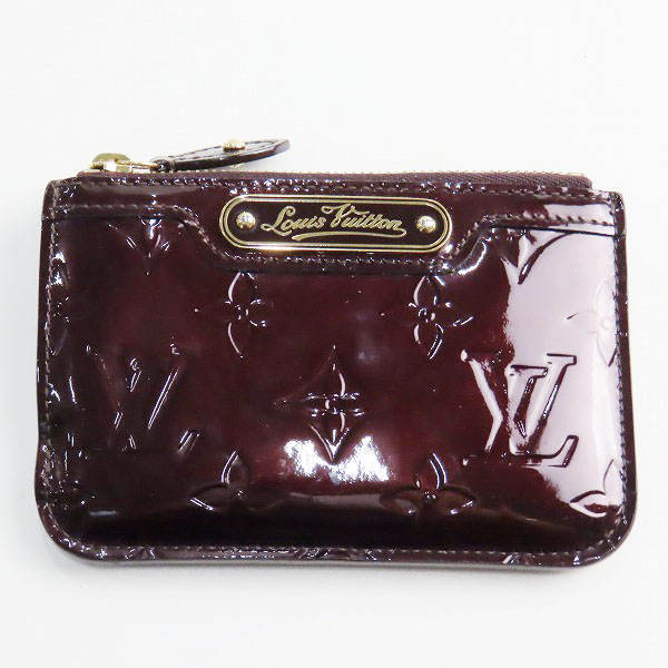 実際に弊社で買取させて頂いたLouis vuitton/ルイヴィトン ポシェットクレ 小銭入れ モノグラムヴェルニ パープル M93357