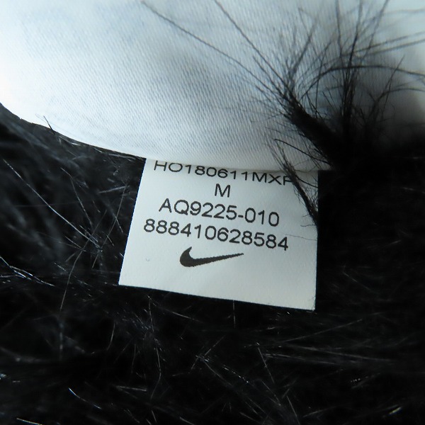 実際に弊社で買取させて頂いたNIKE×AMBUSH/ナイキ×アンブッシュ 18AW リバーシブルフェイクファーコートジャケット AQ9225-010/Mの画像 7枚目