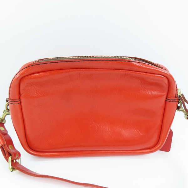 実際に弊社で買取させて頂いたHERZ/ヘルツ 二部屋ソフト ハンドバッグ/クラッチバッグ レッドの画像 1枚目