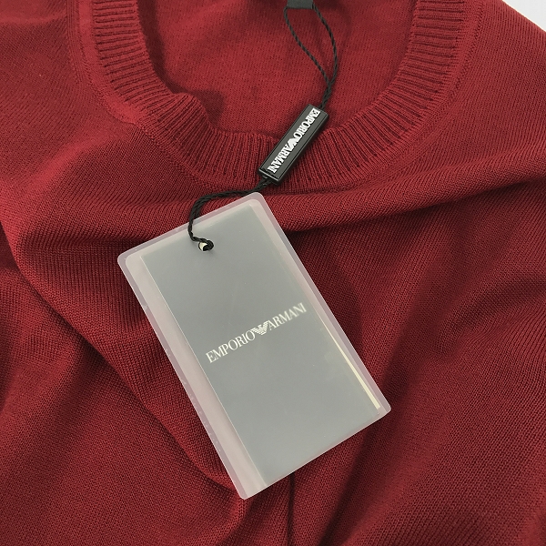 実際に弊社で買取させて頂いた【未使用】EMPORIO ARMANI/エンポリオアルマーニ/セーター/無地/S1M64M S167M/52の画像 5枚目